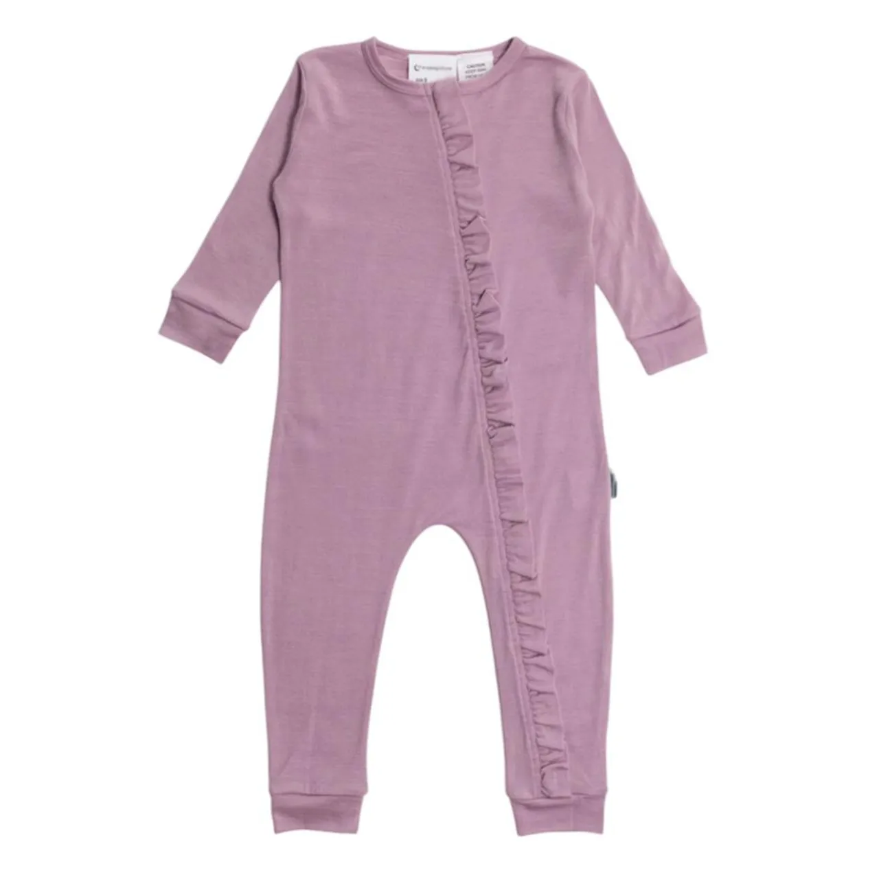Sleepwear & Pjs|Merino Clothing & Sleepwear*The Sleep Store Jersey Merino - Ruffle Zipsuit