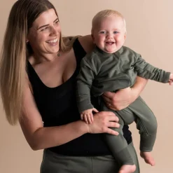 Sleepwear & Pjs|Merino Clothing & Sleepwear*The Sleep Store Merino Tencel Fleece - Onesie with Foldover Mittens & Feet