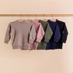 Tops & Pants|Merino Clothing & Sleepwear*The Sleep Store Merino Tencel Fleece - Crew Jumper