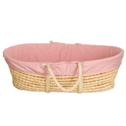 Moses Basket Bedding*The Sleep Store Moses Basket Liner - Clearance Berry Dot
