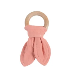 Teeth & Teethers|Comforters & Soft Toys*The Sleep Store Muslin & Wood Teether