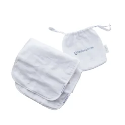 Bibs & Burp Cloths*The Sleep Store Muslin Burp Cloth 2pk White