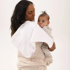 Bibs & Burp Cloths*The Sleep Store Muslin Burp Cloth 2pk White