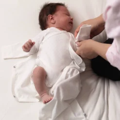 Sleepwear & Pjs|Premature Baby Clothing*The Sleep Store Organic Cotton Pointelle Kimono Gown Cream