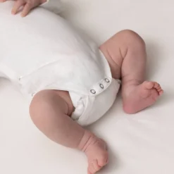 Bodysuits & Singlets|Premature Baby Clothing*The Sleep Store Organic Cotton Pointelle Kimono Long Sleeve Bodysuit Cream