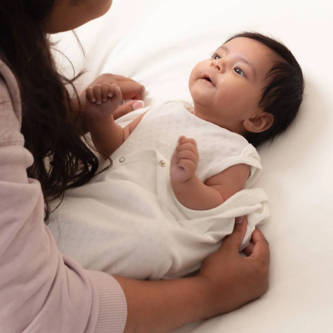 Bodysuits & Singlets|Premature Baby Clothing*The Sleep Store Organic Cotton Pointelle Singletsuit Cream