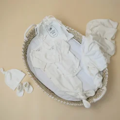Accessories|Bodysuits & Singlets*The Sleep Store Organic Cotton Pointelle Newborn Gift Pack Cream