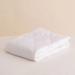 Mattress Protectors & Underlays|Moses Basket Bedding*The Sleep Store Quilted Cotton Basket Topper White