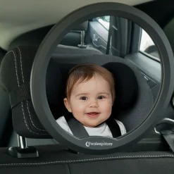 Blackout & Travel Shade*The Sleep Store Round Car Mirror