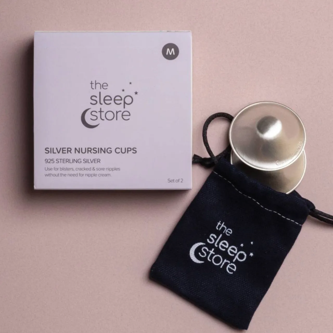 Gifts For Mum|Self-Care*The Sleep Store Silver Nipple Cups
