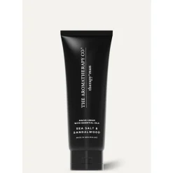 Skincare & Sunscreen*The Aromatherapy Company Therapy Man Shaving Cream - Sea Salt & Sandalwood - Clearance
