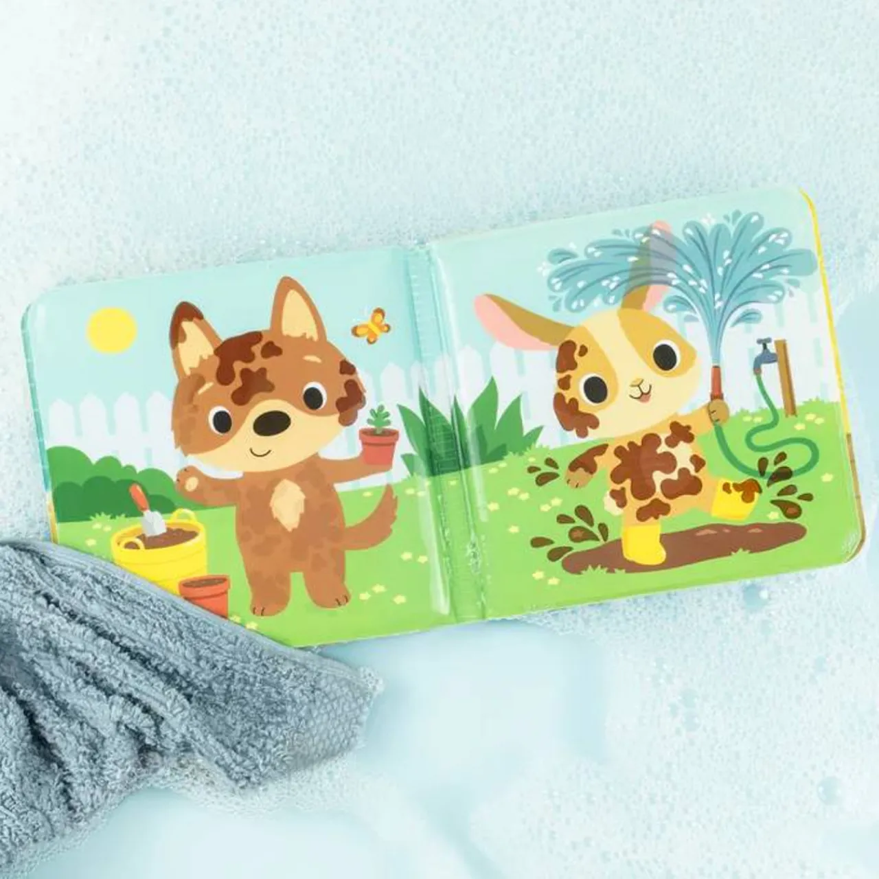 Bath Toys*Tiger Tribe Bath Book - Messy Farm