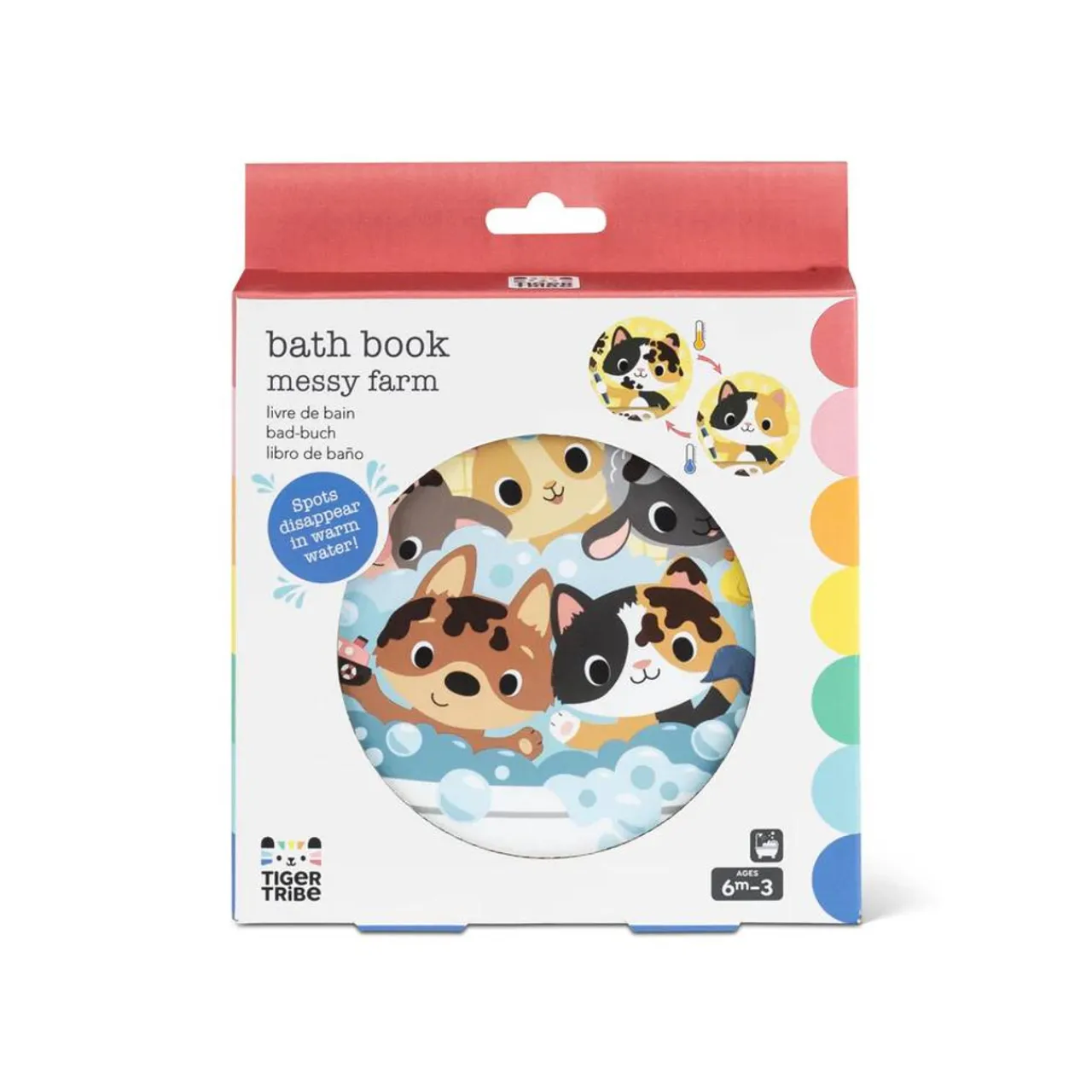 Bath Toys*Tiger Tribe Bath Book - Messy Farm