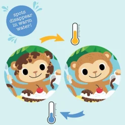 Bath Toys*Tiger Tribe Bath Book - Messy Jungle