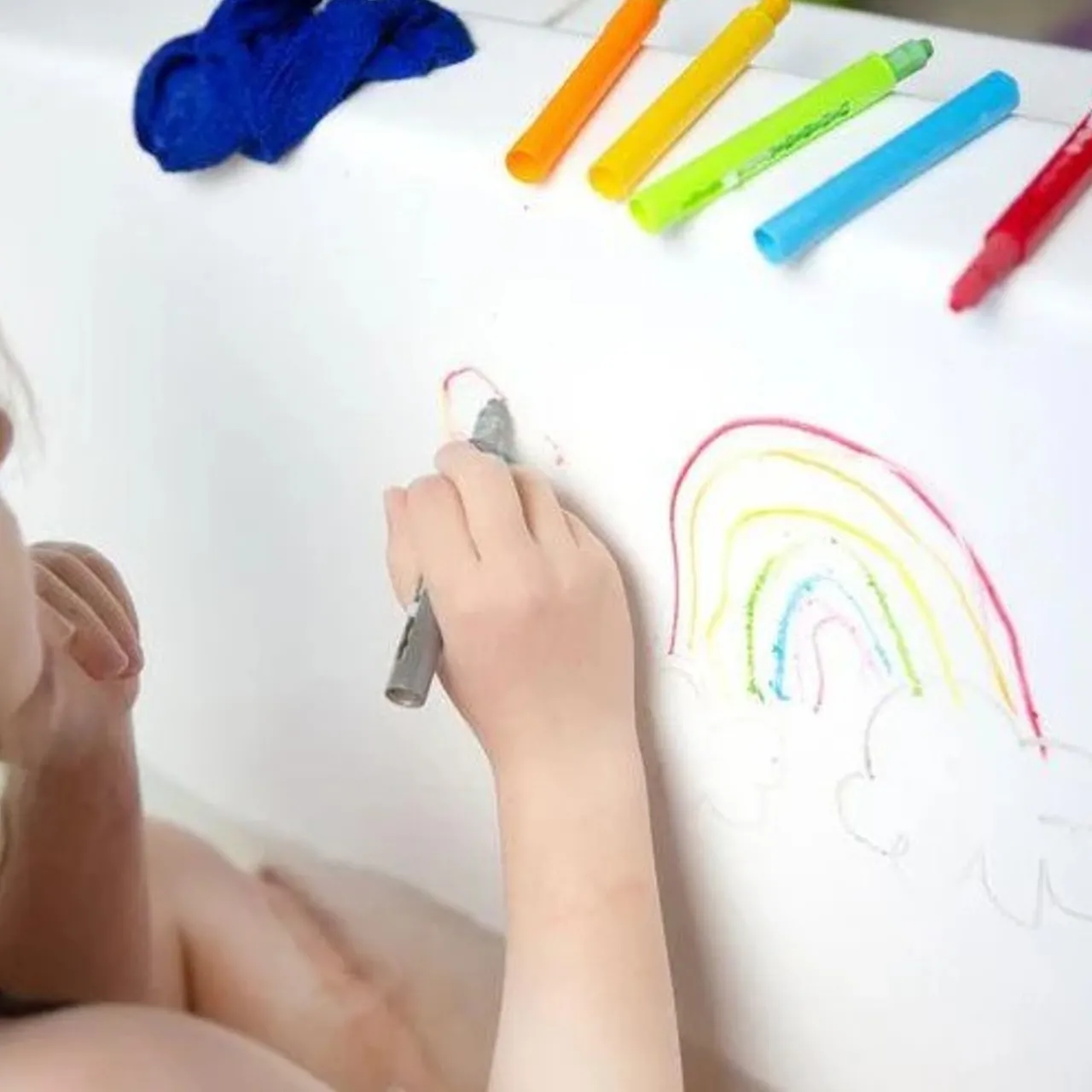 Bath Toys*Tiger Tribe Bath Crayons 8pk (CDU12)