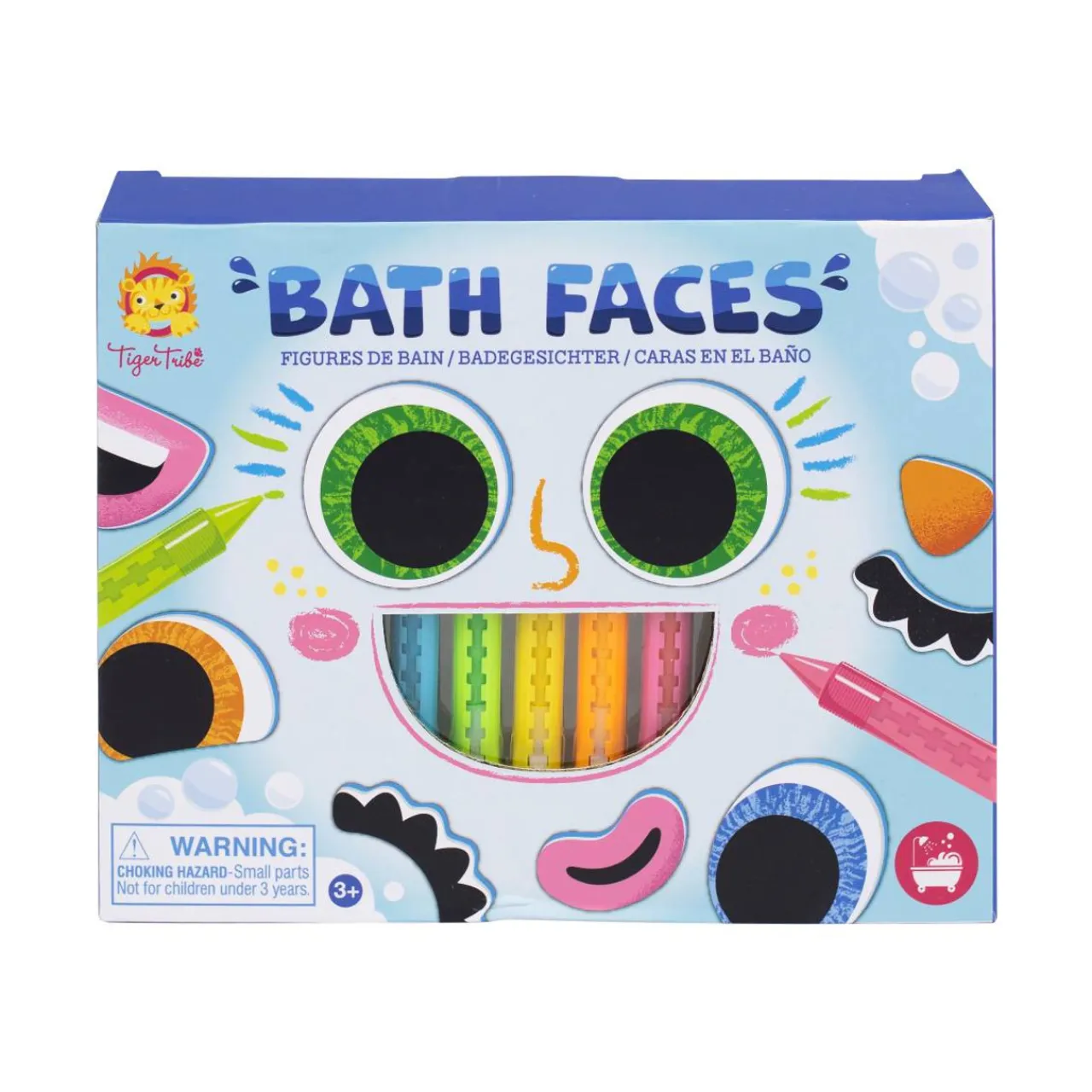 Bath Toys*Tiger Tribe Bath Faces