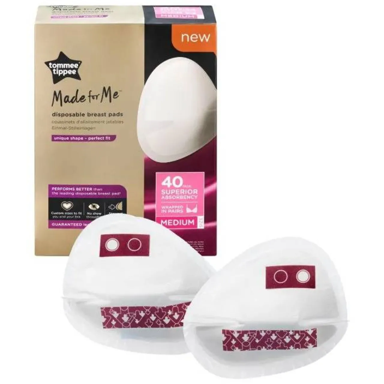 Breast Care|Breast Care*Tommee Tippee Made for Me Disposable Breast Pads 40pk