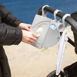 Nappies, Wipes & Wet Bags*Ubbi On the Go Wipes Dispenser Grey