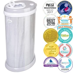 Change Tables, Mats & Baskets|Change Mats & Baskets*Ubbi Steel Nappy Bin