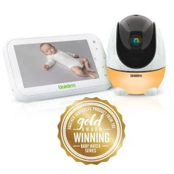 Safe Sleep*Uniden BW3531 4.3" Wireless Smart Baby Video Monitor with Pan & Tilt Camera