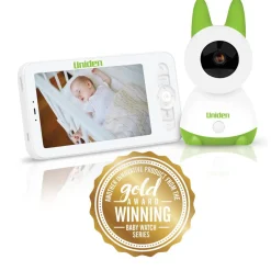 Safe Sleep*Uniden BW6151R Super HD 5" Wireless Smart Baby Monitor and Camera with Smartphone Access