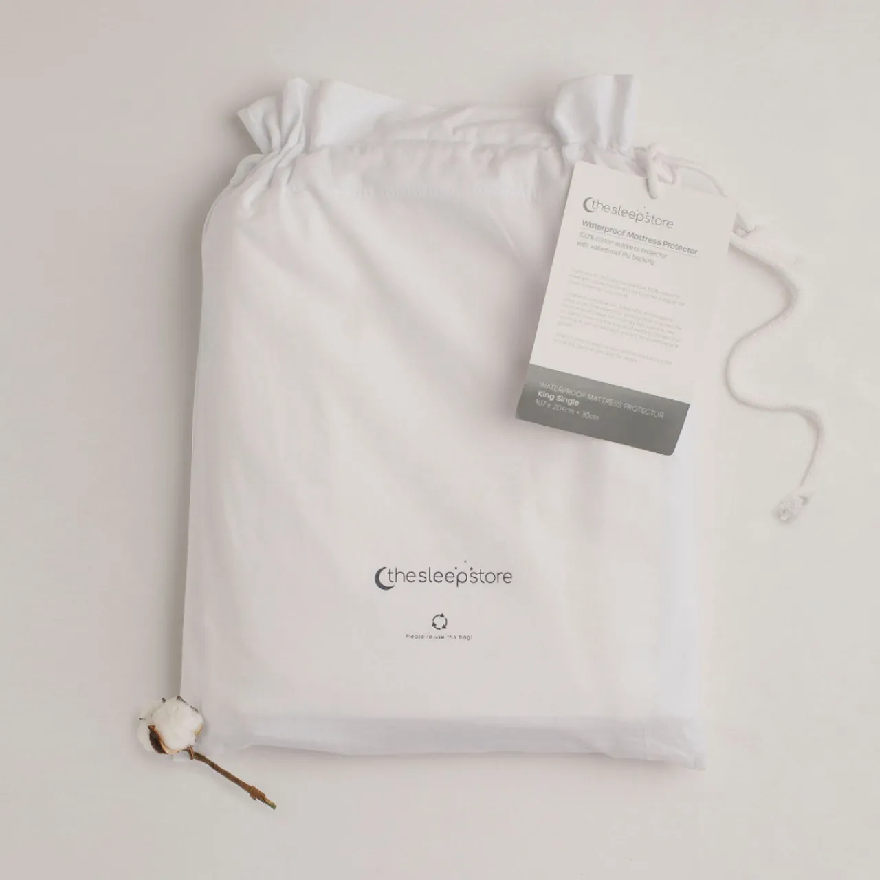 Mattress Protectors & Underlays*The Sleep Store Waterproof Cotton Mattress Protector - Bed