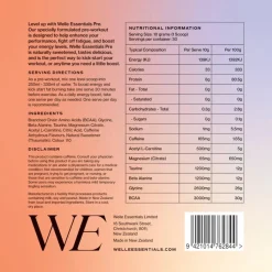 Grown Ups*Welle Essentials Pre (Premium Pre-Workout) - Peach Lemonade