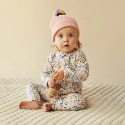 Sleepwear & Pjs*Wilson + Frenchy Wilson & Frenchy Organic Cotton Zipsuit with Feet - Current Season