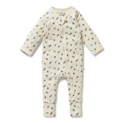 Sleepwear & Pjs*Wilson + Frenchy Wilson & Frenchy Organic Cotton Zipsuit with Feet - Current Season