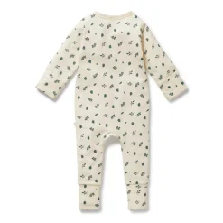 Sleepwear & Pjs*Wilson + Frenchy Wilson & Frenchy Organic Cotton Zipsuit with Feet - Current Season