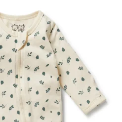 Sleepwear & Pjs*Wilson + Frenchy Wilson & Frenchy Organic Cotton Zipsuit with Feet - Current Season