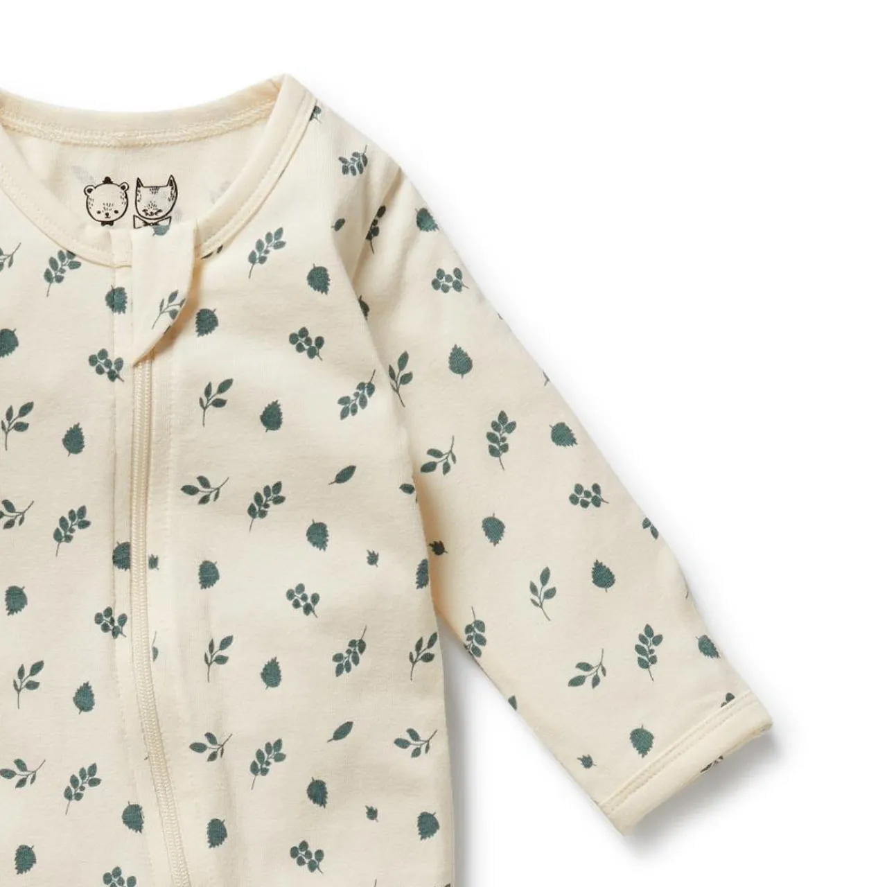 Sleepwear & Pjs*Wilson + Frenchy Wilson & Frenchy Organic Cotton Zipsuit with Feet - Current Season