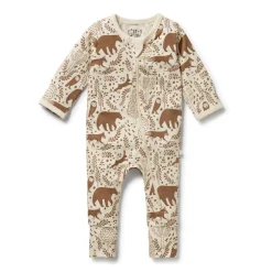 Sleepwear & Pjs*Wilson + Frenchy Wilson & Frenchy Organic Cotton Zipsuit with Feet - Current Season