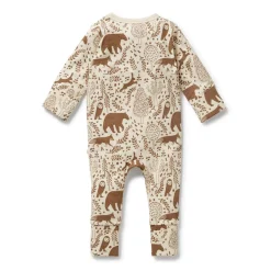 Sleepwear & Pjs*Wilson + Frenchy Wilson & Frenchy Organic Cotton Zipsuit with Feet - Current Season