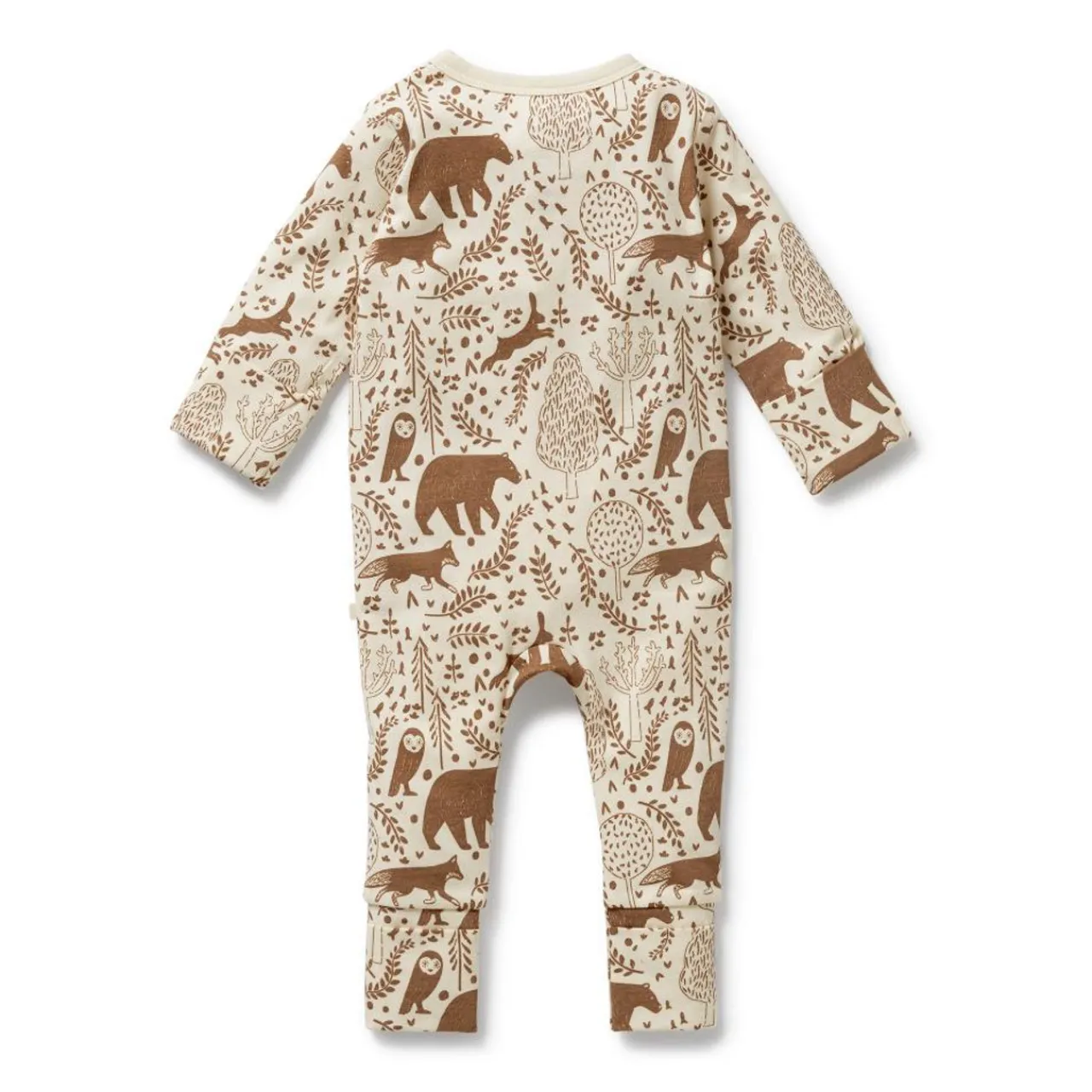 Sleepwear & Pjs*Wilson + Frenchy Wilson & Frenchy Organic Cotton Zipsuit with Feet - Current Season