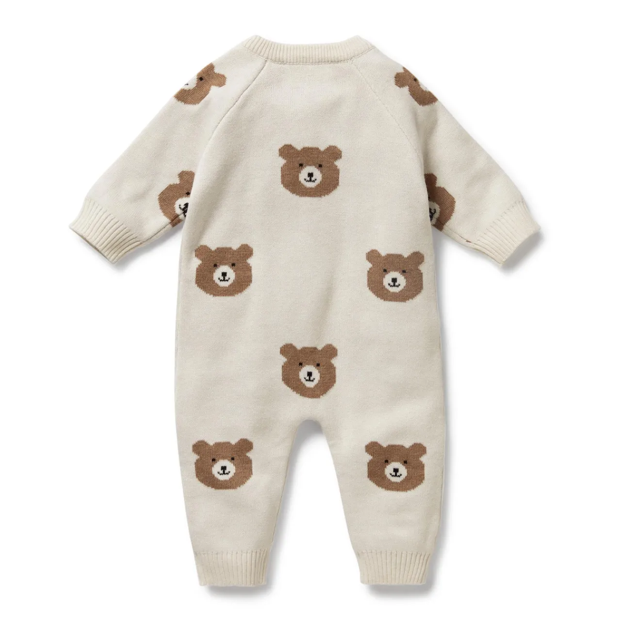 Sleepwear & Pjs*Wilson + Frenchy Wilson & Frenchy Organic Knitted Jacquard Growsuit