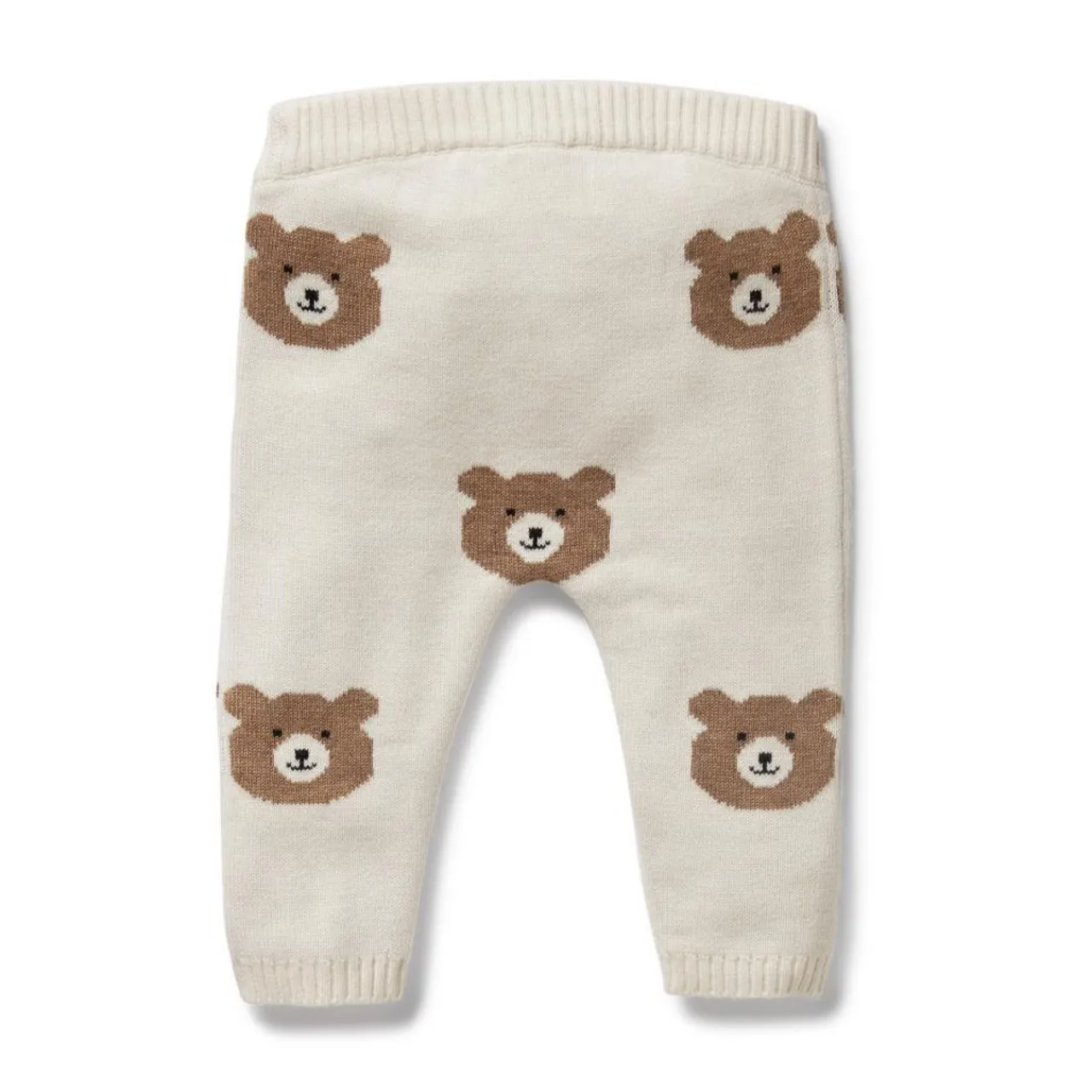 Tops & Pants*Wilson + Frenchy Wilson & Frenchy Organic Knitted Jacquard Legging Beary Cute