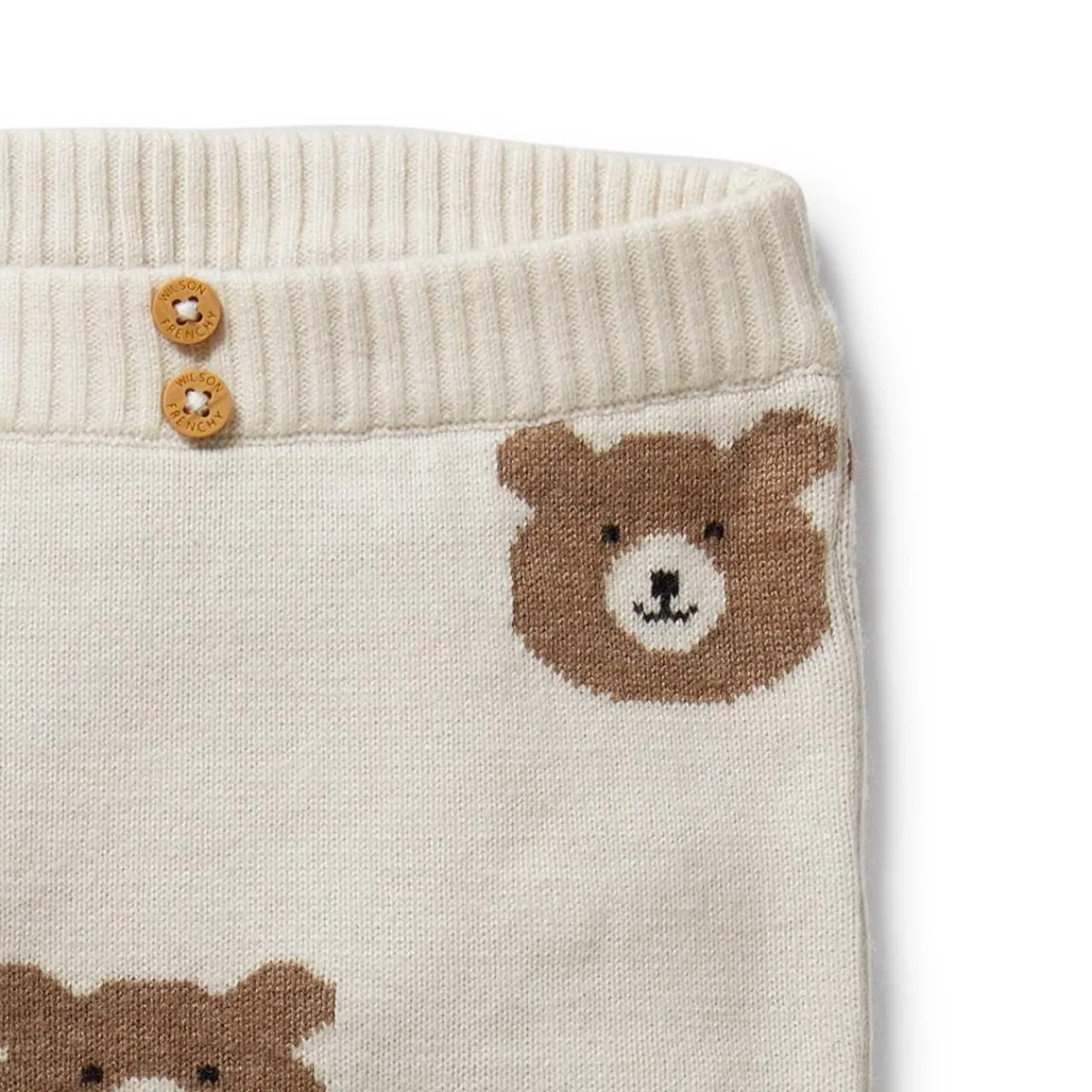 Tops & Pants*Wilson + Frenchy Wilson & Frenchy Organic Knitted Jacquard Legging Beary Cute