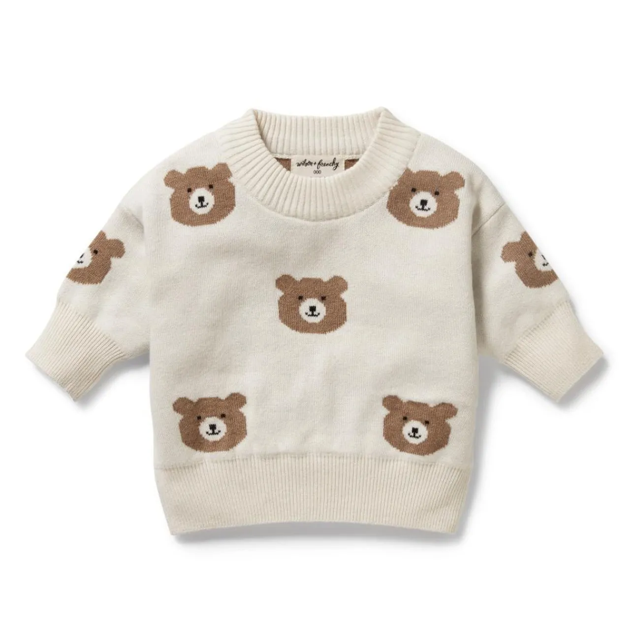 Tops & Pants*Wilson + Frenchy Wilson & Frenchy Organic Knitted Jacquard Jumper