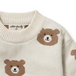 Tops & Pants*Wilson + Frenchy Wilson & Frenchy Organic Knitted Jacquard Jumper