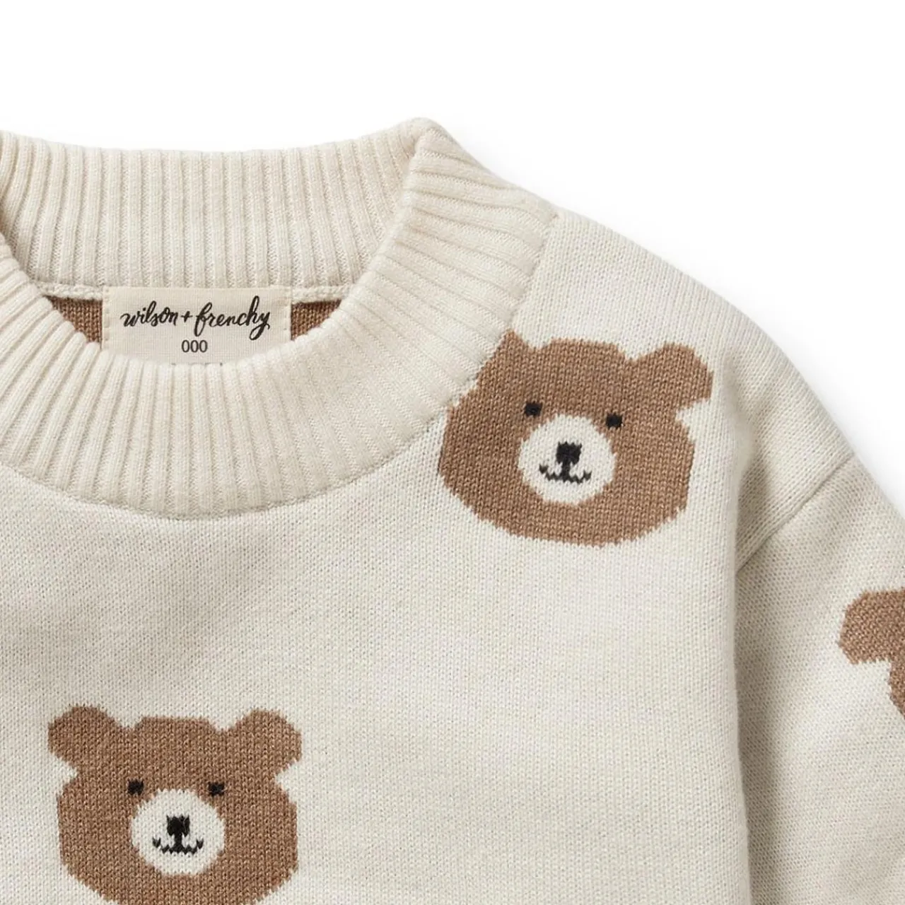 Tops & Pants*Wilson + Frenchy Wilson & Frenchy Organic Knitted Jacquard Jumper