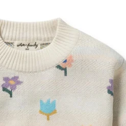 Tops & Pants*Wilson + Frenchy Wilson & Frenchy Organic Knitted Jacquard Jumper