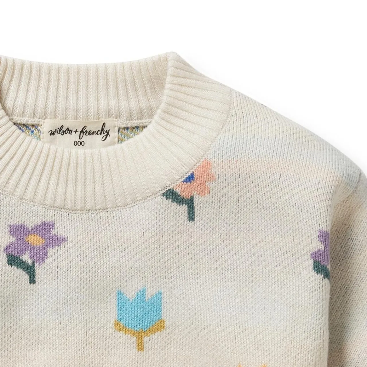 Tops & Pants*Wilson + Frenchy Wilson & Frenchy Organic Knitted Jacquard Jumper