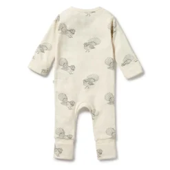 Sleepwear & Pjs*Wilson + Frenchy Wilson & Frenchy Organic Pointelle Zipsuit with Feet