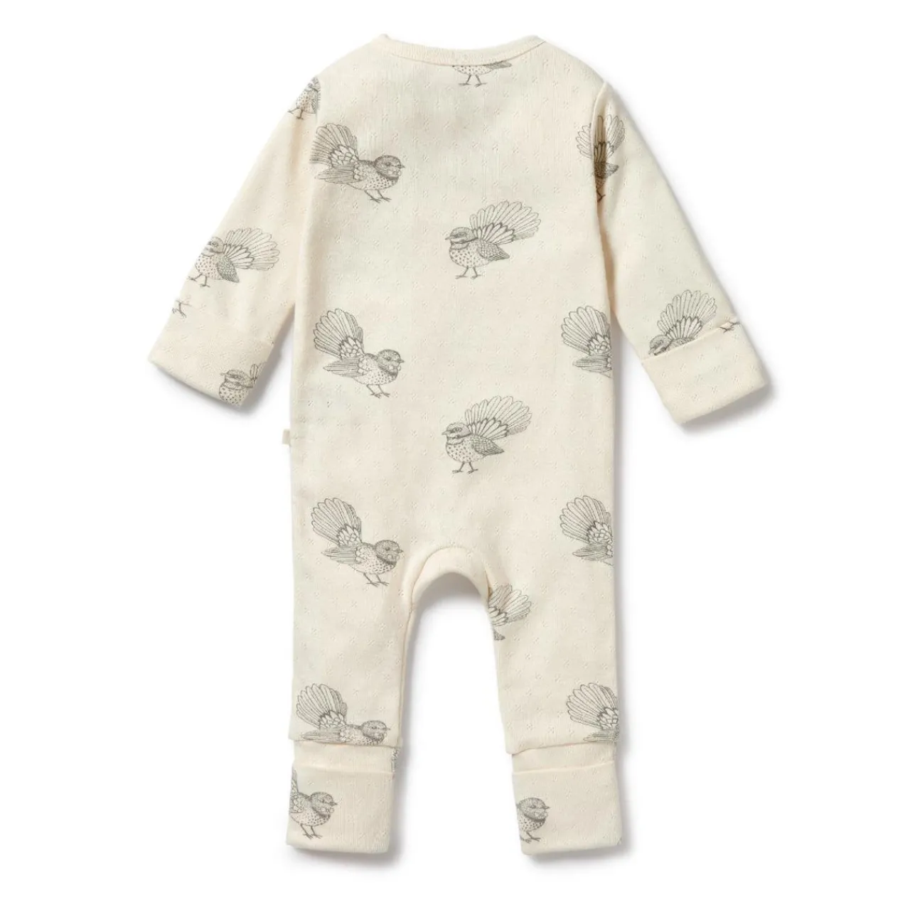 Sleepwear & Pjs*Wilson + Frenchy Wilson & Frenchy Organic Pointelle Zipsuit with Feet