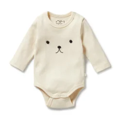 Bodysuits & Singlets*Wilson + Frenchy Wilson & Frenchy Organic Rib Long Sleeved Bodysuit