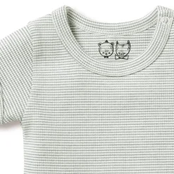 Bodysuits & Singlets*Wilson + Frenchy Wilson & Frenchy Organic Rib Short Sleeve Bodysuit