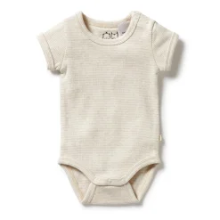 Bodysuits & Singlets*Wilson + Frenchy Wilson & Frenchy Organic Rib Short Sleeve Bodysuit