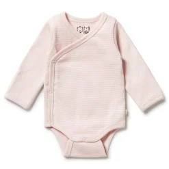 Bodysuits & Singlets*Wilson + Frenchy Wilson & Frenchy Organic Stripe Rib Kimono Bodysuit