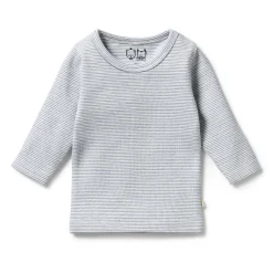 Tops & Pants*Wilson + Frenchy Wilson & Frenchy Organic Stripe Rib Long Sleeve Top